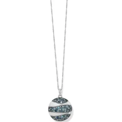 Brighton Crystal Passage Round Necklace Silver-Blues Best