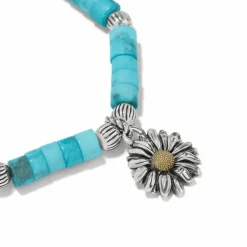 Brighton Daisy Dee Turquoise Bracelet Silver-Turquoise Sale