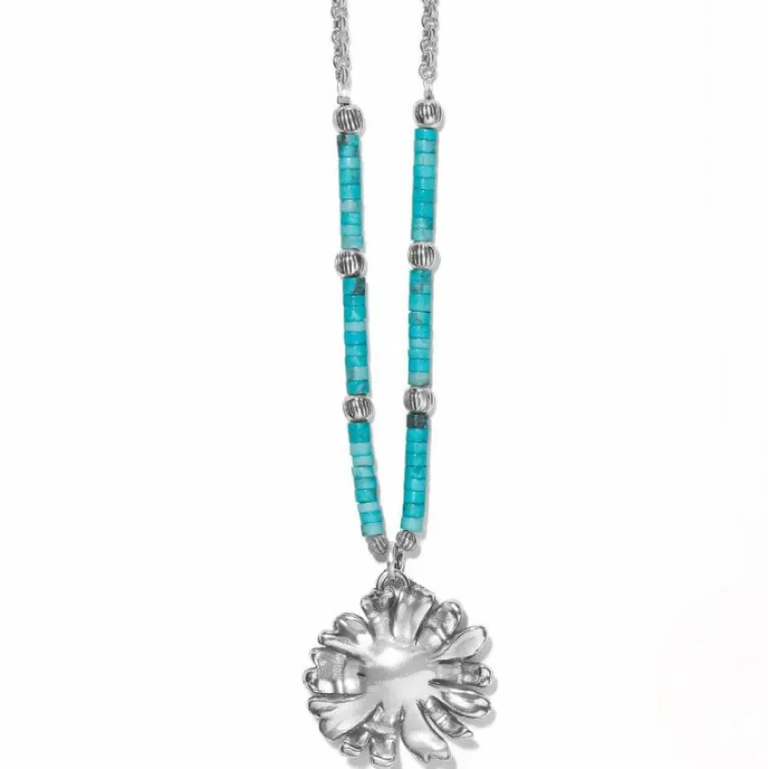 Brighton Daisy Dee Turquoise Necklace Silver-Turquoise Best