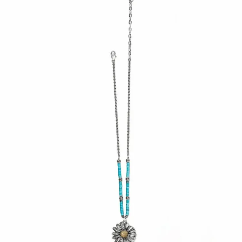 Brighton Daisy Dee Turquoise Necklace Silver-Turquoise Best