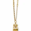 Brighton Dauphin Long Necklace BrushedGold Hot
