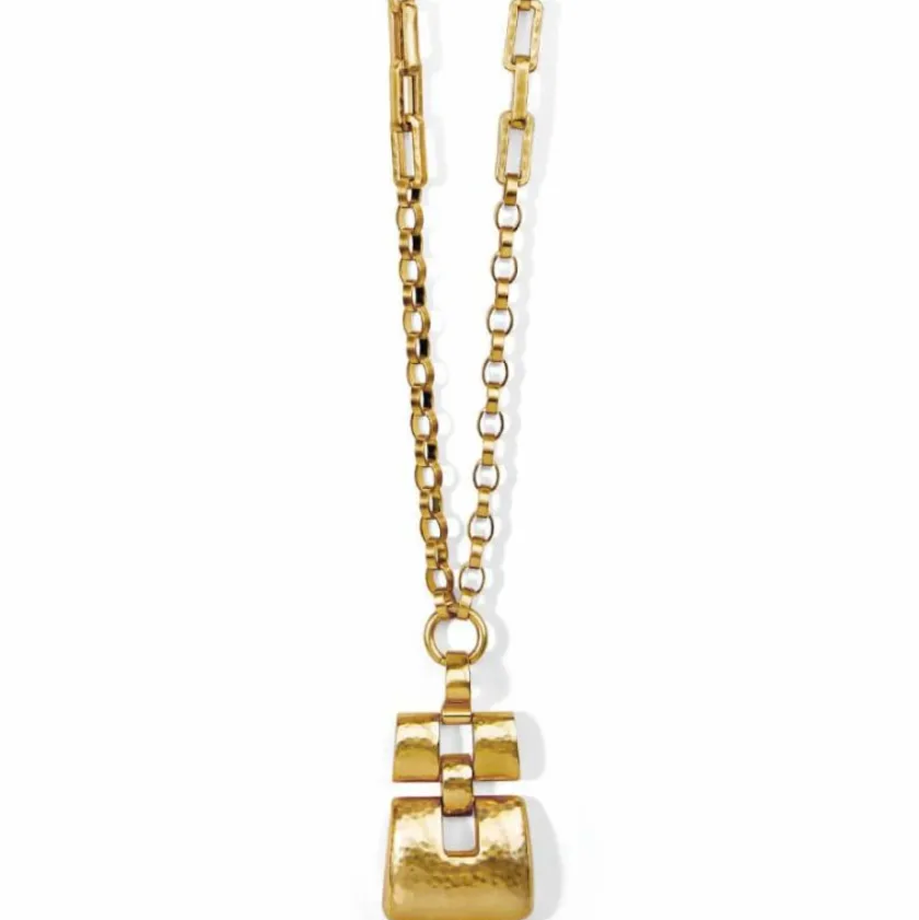 Brighton Dauphin Long Necklace BrushedGold Hot