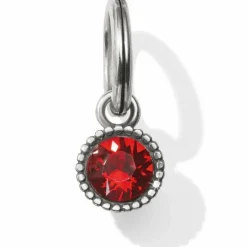 Brighton Dazzling Love Red Heart Charm Necklace Silver-Red Best