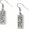 Brighton Deco Lace French Wire Earrings Silver Discount