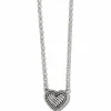 Brighton Del Rio Heart Necklace Silver Fashion