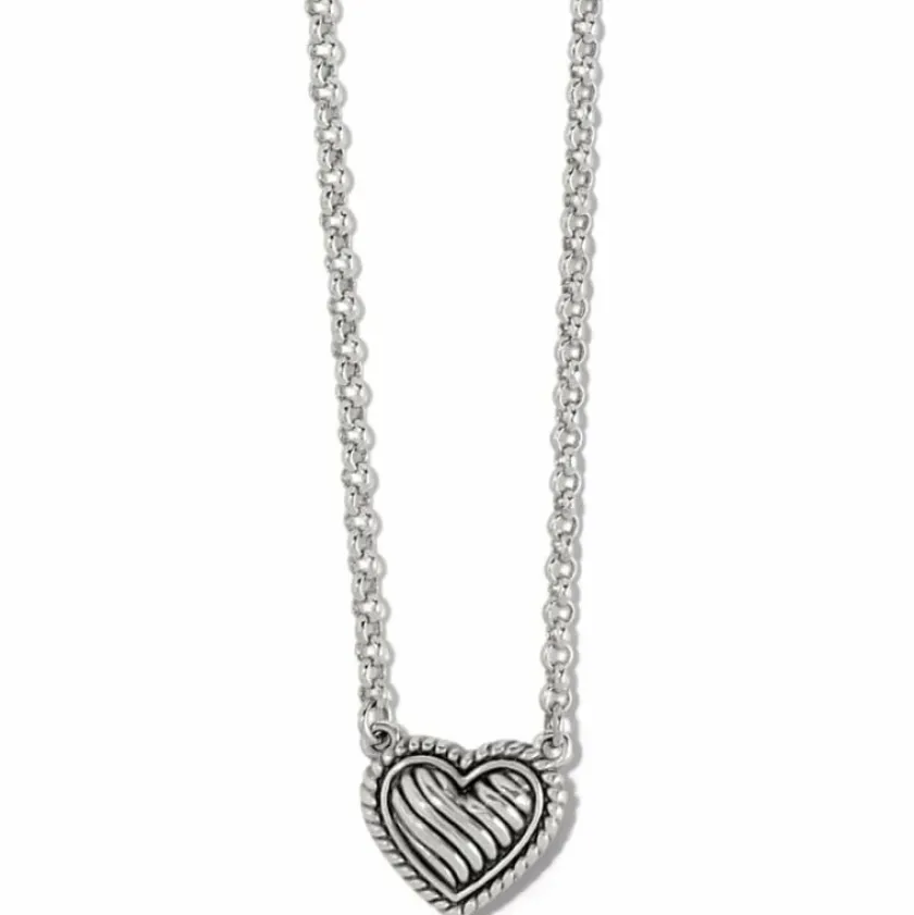 Brighton Del Rio Heart Necklace Silver Fashion