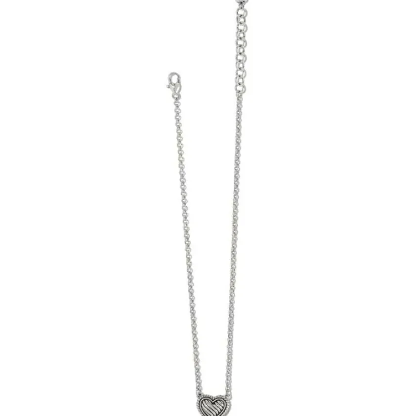 Brighton Del Rio Heart Necklace Silver Fashion