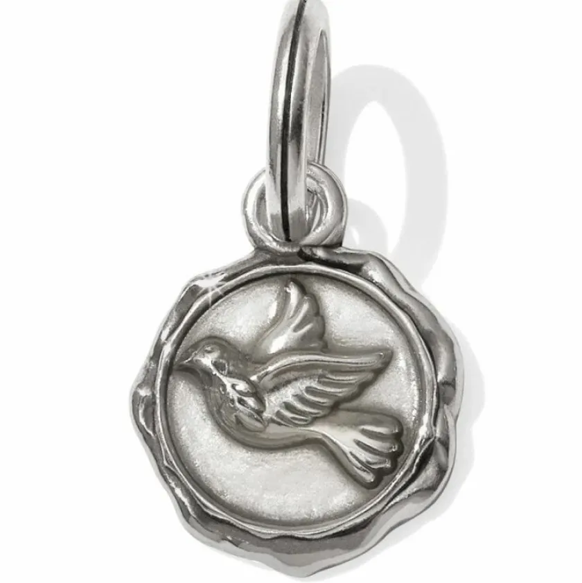 Brighton Dove Amulet Silver New
