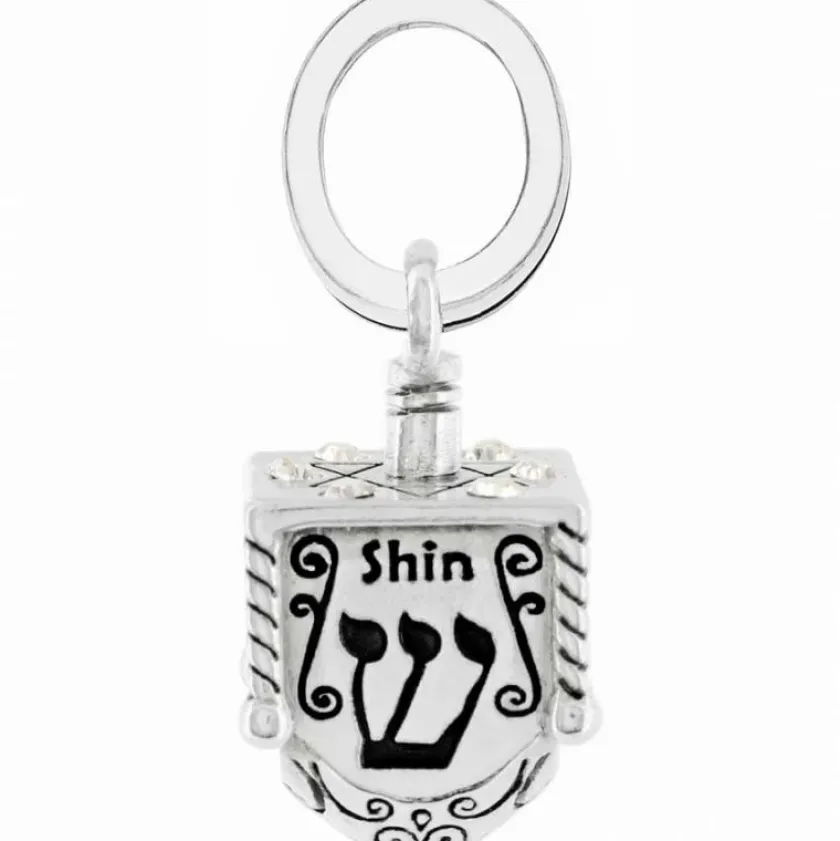 Brighton Dreidel Charm Silver Clearance