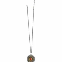 Brighton Dynasty Sol Necklace Gold-Red Online