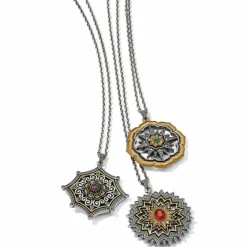 Brighton Dynasty Sol Necklace Gold-Red Online