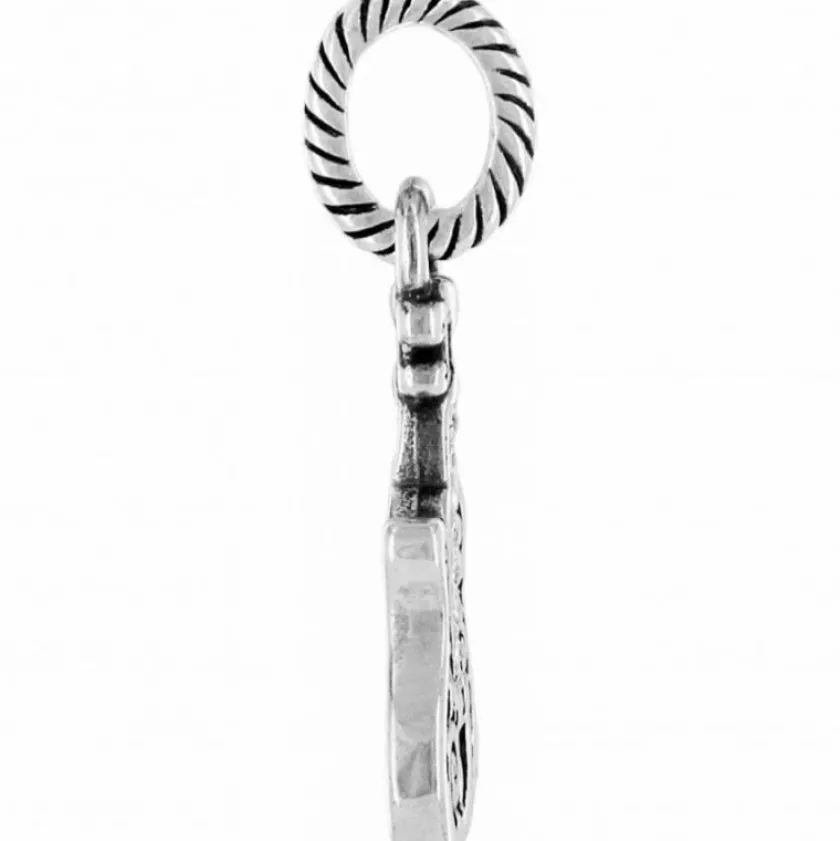 Brighton Electric Heart Charm Silver New
