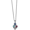 Brighton Elora Gems Cubist Necklace Silver-Multi Hot