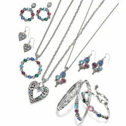 Brighton Elora Gems Cubist Necklace Silver-Multi Hot