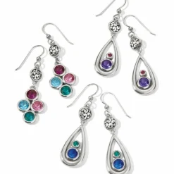 Brighton Elora Gems Dots French Wire Earrings Silver-Multi Online