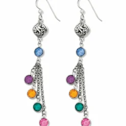 Brighton Elora Gems French Wire Earrings Silver-Multi Hot