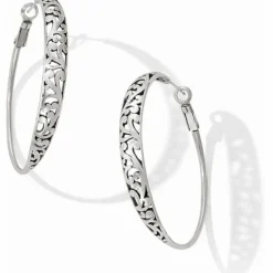 Brighton Elora Hoop Leverback Earrings Silver Sale