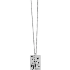 Brighton Emblem Wish Necklace Silver Sale