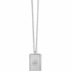Brighton Emblem Wish Necklace Silver Sale