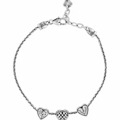 Brighton Enchanted Hearts Anklet Silver Best