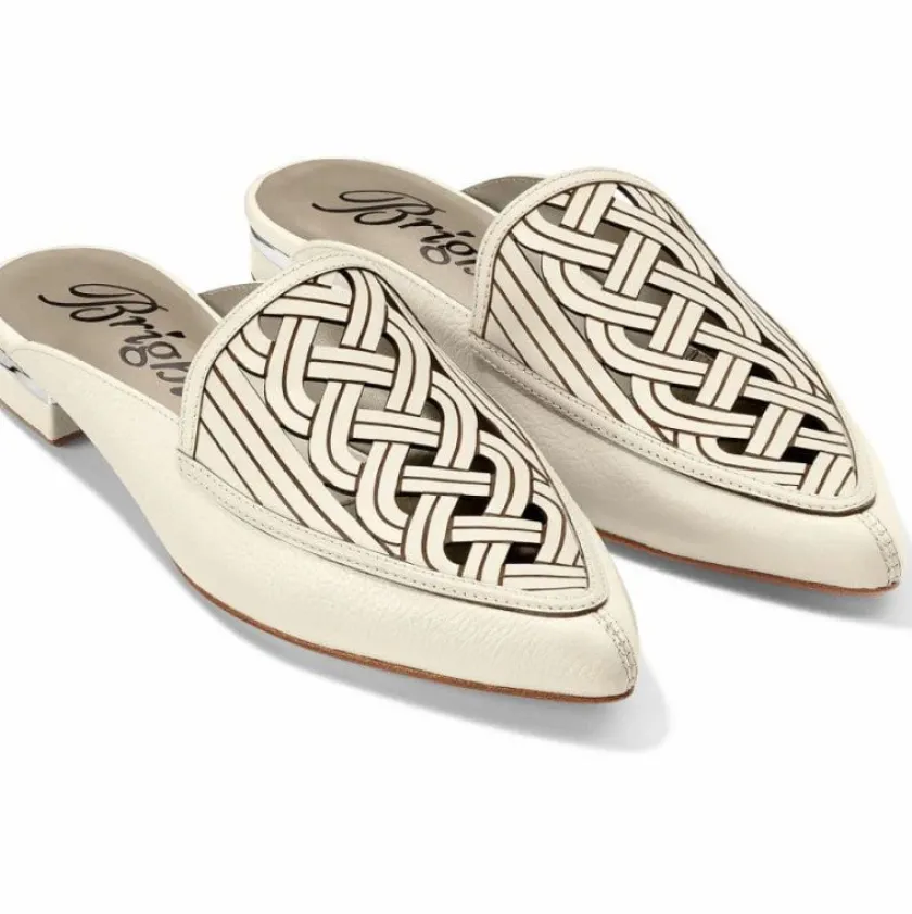 Brighton Enya Mules White Sale