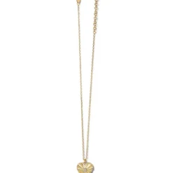 Brighton Esprit Heart Large Necklace Gold New
