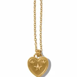 Brighton Esprit Heart Small Necklace Gold Online
