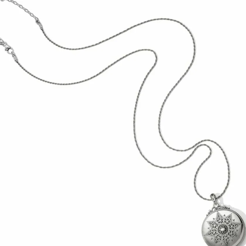 Brighton Etoile Convertible Locket Necklace Silver Outlet