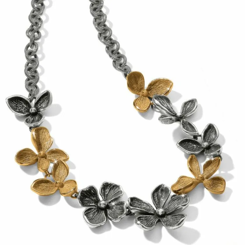 Brighton Everbloom Garland Necklace Silver-Gold Sale