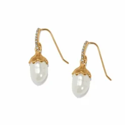 Brighton Everbloom Pearl Drop French Wire Earrings Outlet