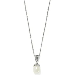 Brighton Everbloom Pearl Drop Necklace New