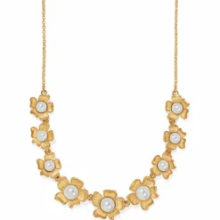 Brighton Everbloom Pearl Necklace Gold-Pearl Clearance