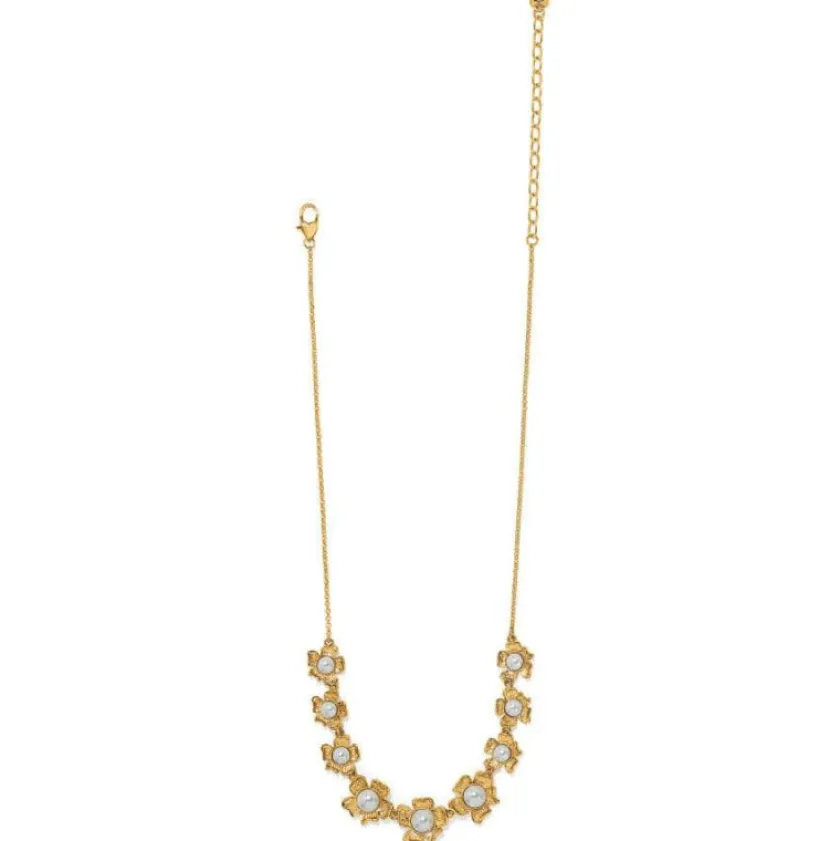 Brighton Everbloom Pearl Necklace Gold-Pearl Clearance