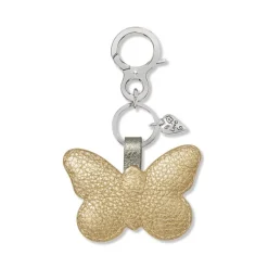 Brighton Everbloom Shimmer Handbag Fob Silver-Gold Clearance