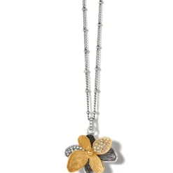 Brighton Everbloom Shine Necklace Silver-Gold Outlet