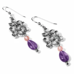 Brighton Everbloom Trellis French Wire Earrings Silver-Multi Hot