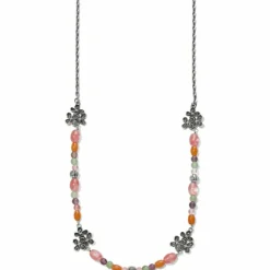 Brighton Everbloom Trellis Short Necklace Silver-Multi Online