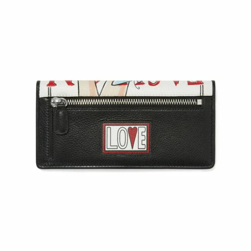 Brighton Fashionista Cover Girls Slim Folio Wallet Multi Clearance