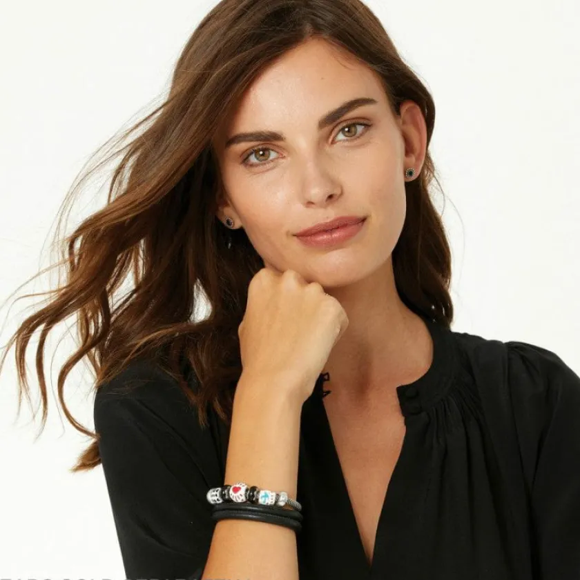 Brighton Fashionista Love Bead Silver-Multi Clearance