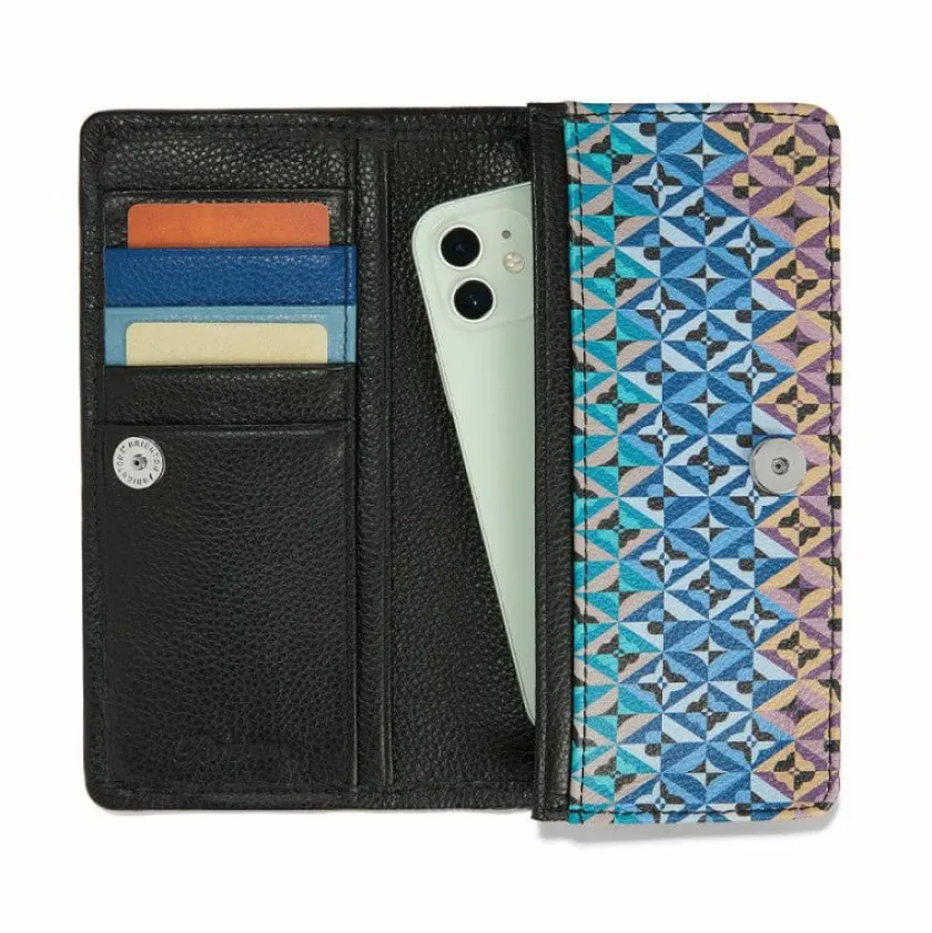 Brighton Fashionista Moody Blue Large Wallet Multi Discount