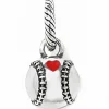 Brighton Fastball Charm Silver Clearance