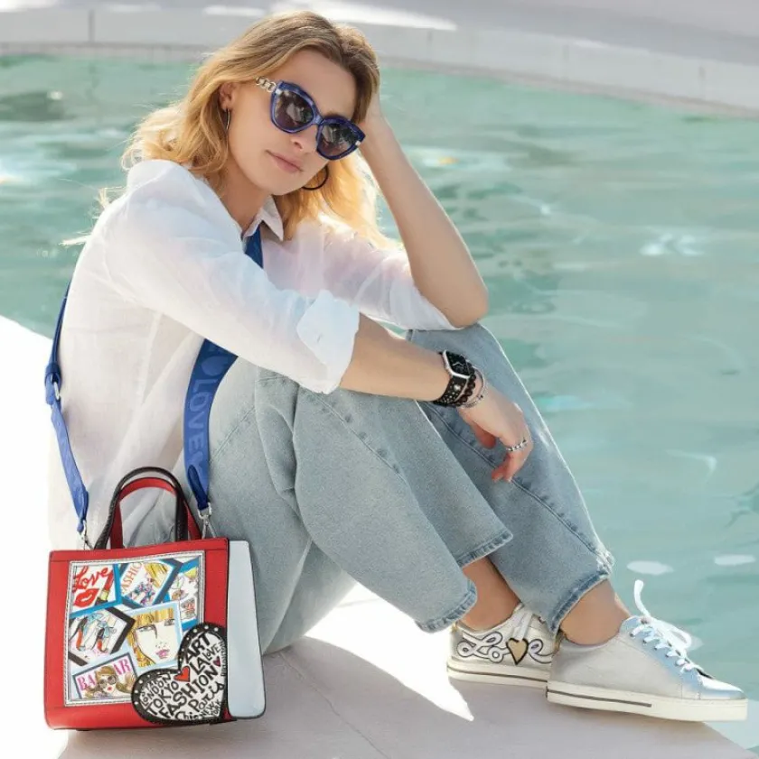 Brighton Fasthionista Cover Girls Small Tote Multi Fashion