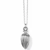 Brighton Ferrara Amphora Long Necklace Silver Best