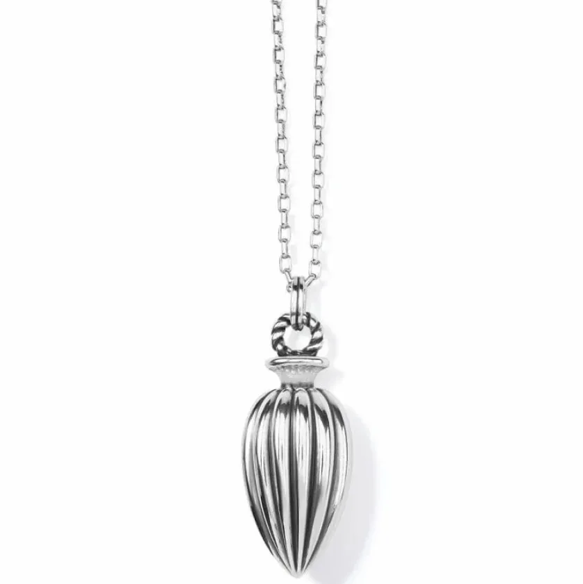 Brighton Ferrara Amphora Long Necklace Silver Best