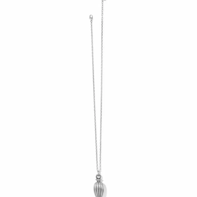 Brighton Ferrara Amphora Long Necklace Silver Best