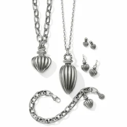 Brighton Ferrara Amphora Long Necklace Silver Best