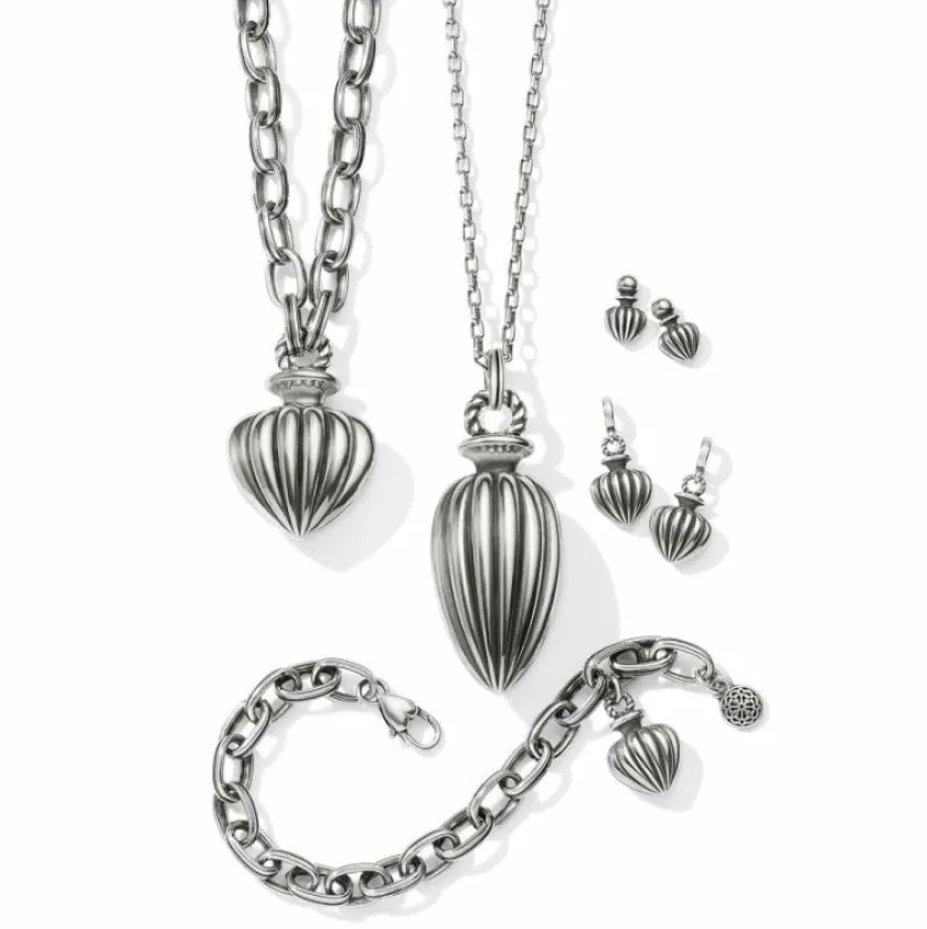 Brighton Ferrara Amphora Post Drop Earrings Silver Online
