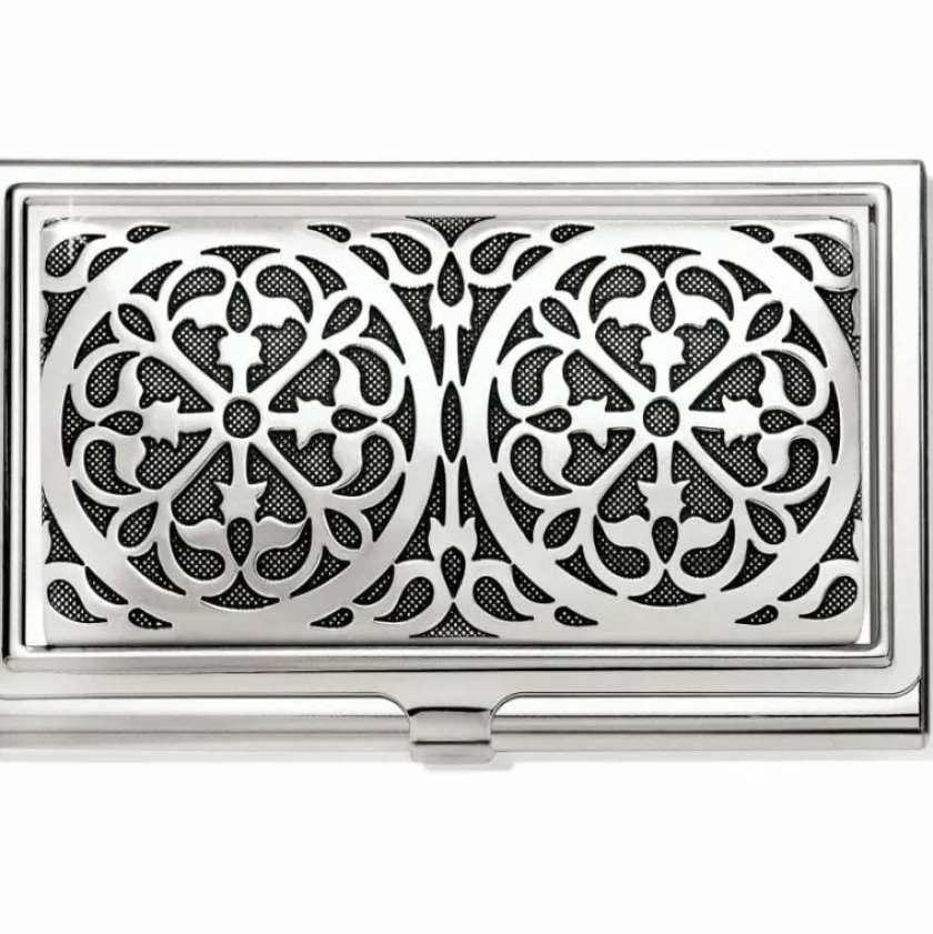 Brighton Ferrara Card Case Silver Hot