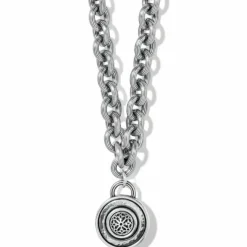 Brighton Ferrara Disc Necklace Silver Fashion