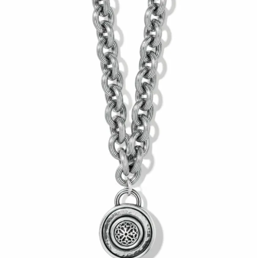 Brighton Ferrara Disc Necklace Silver Fashion